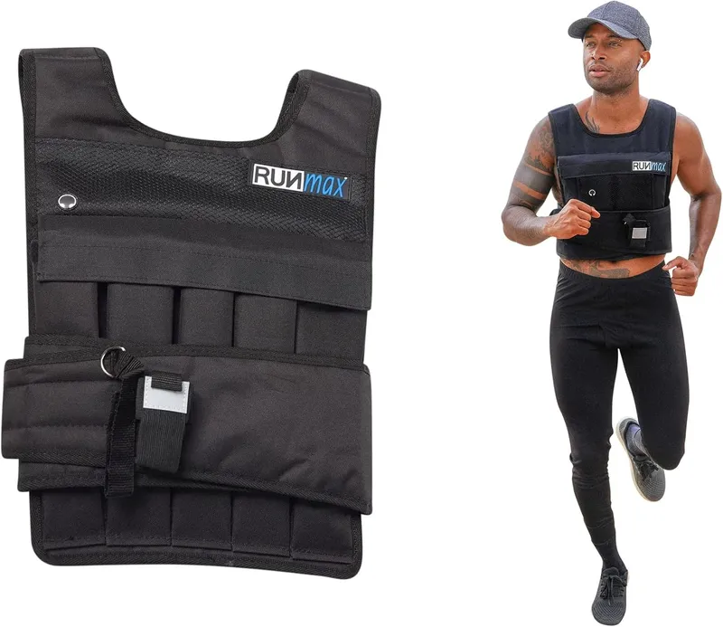 RUNFast RUNmax Pro Weighted Vest, 40 lb